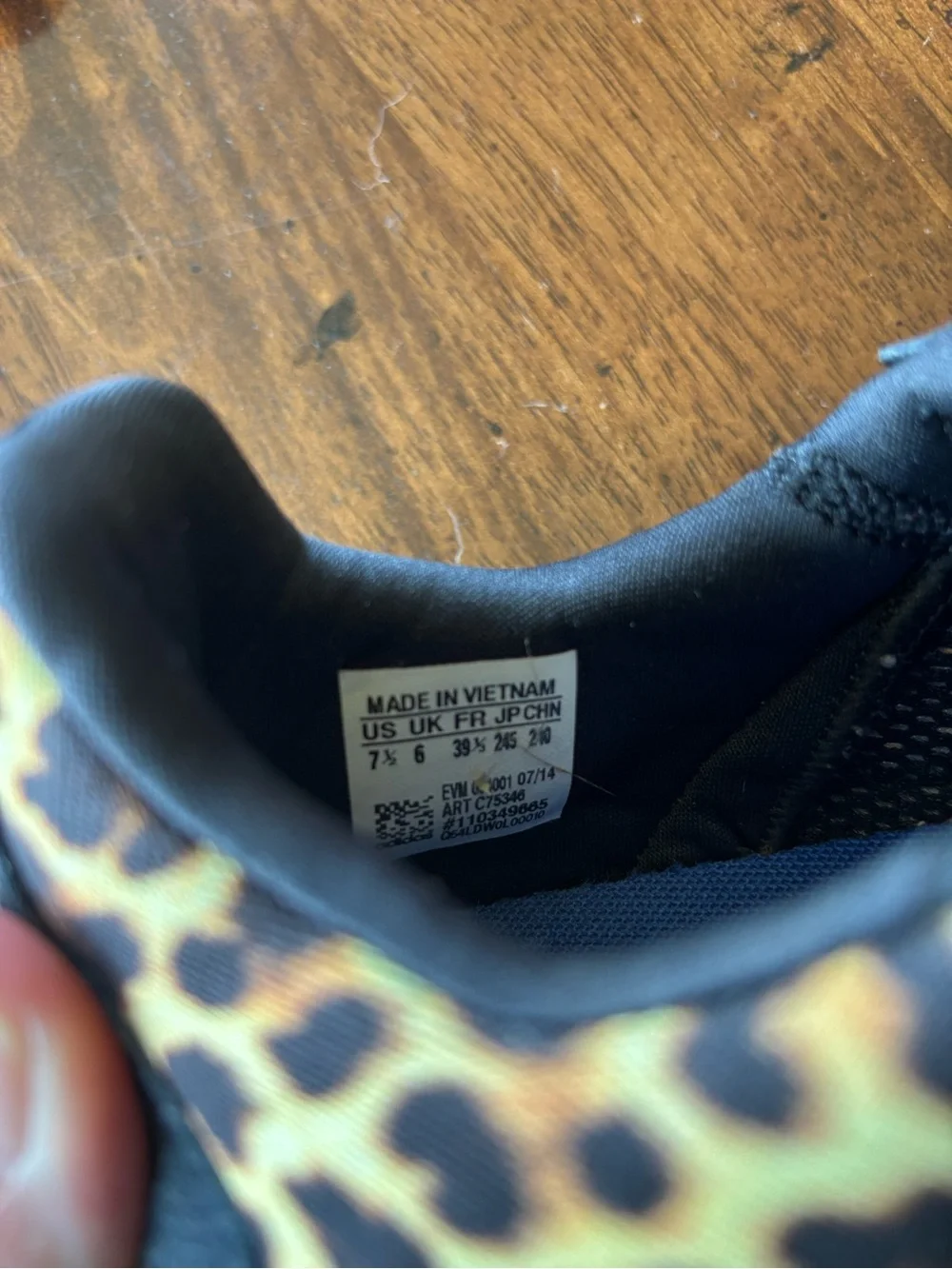 Adidas SL Loop Women’s Leopard Print Athletic Sneakers - Black/Gold
